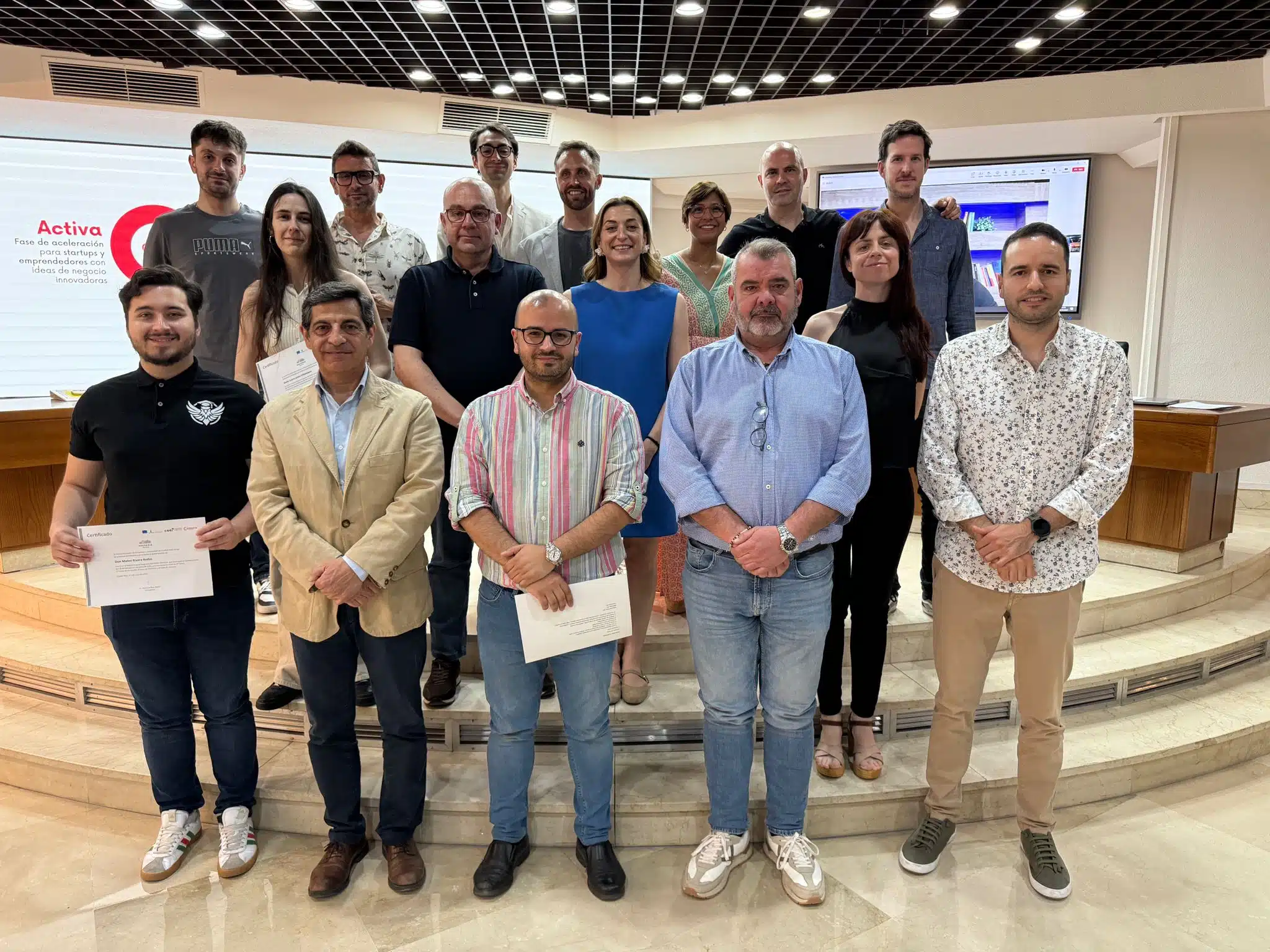 Clausura de Factoría Impulsa 2025 en Ciudad Real, evento donde nació el estudio de videojuegos independiente Squirrel Punk.